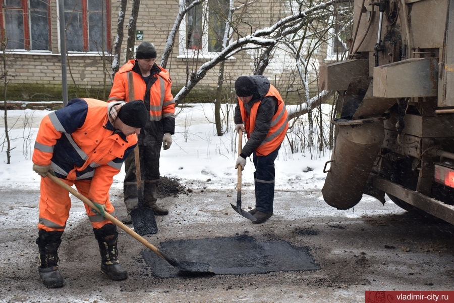 Во Владимире ремонтируют дороги с использованием литого асфальта