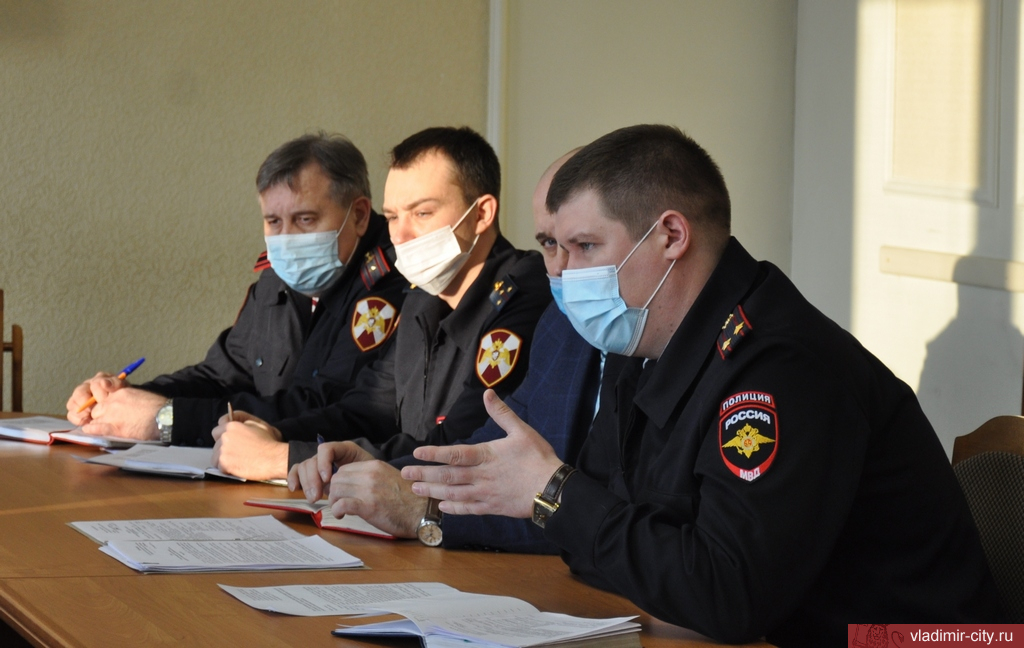 Во Владимире обсудили вопросы обеспечения безопасности праздничных мероприятий