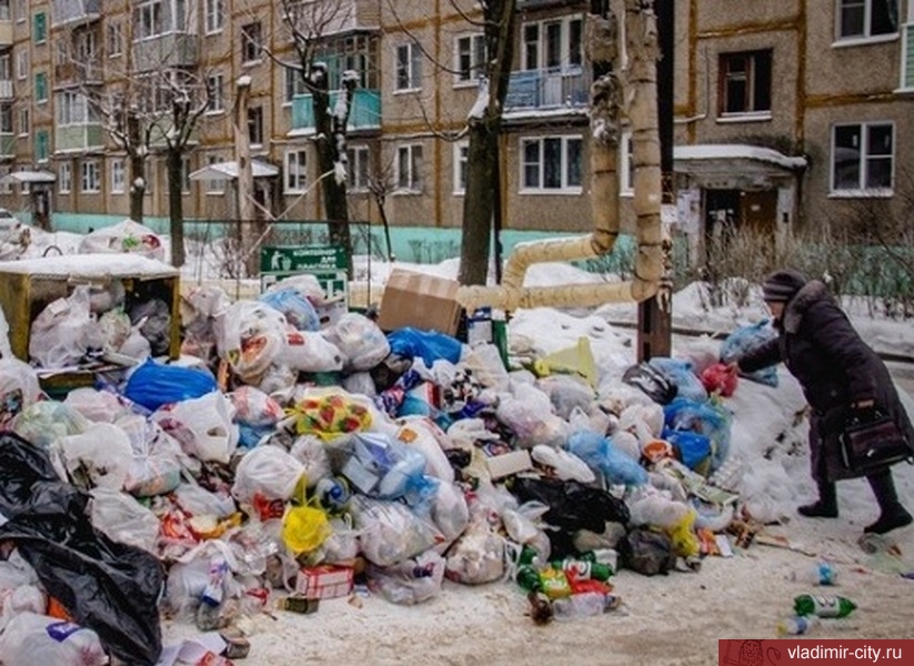 Жители Владимира не довольны работой регионального мусорного оператора