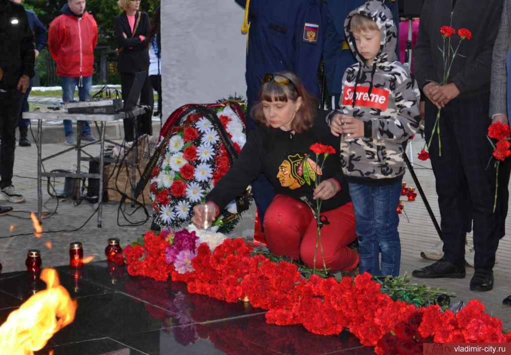Во Владимире прошла акция, посвященная Дню памяти и скорби 