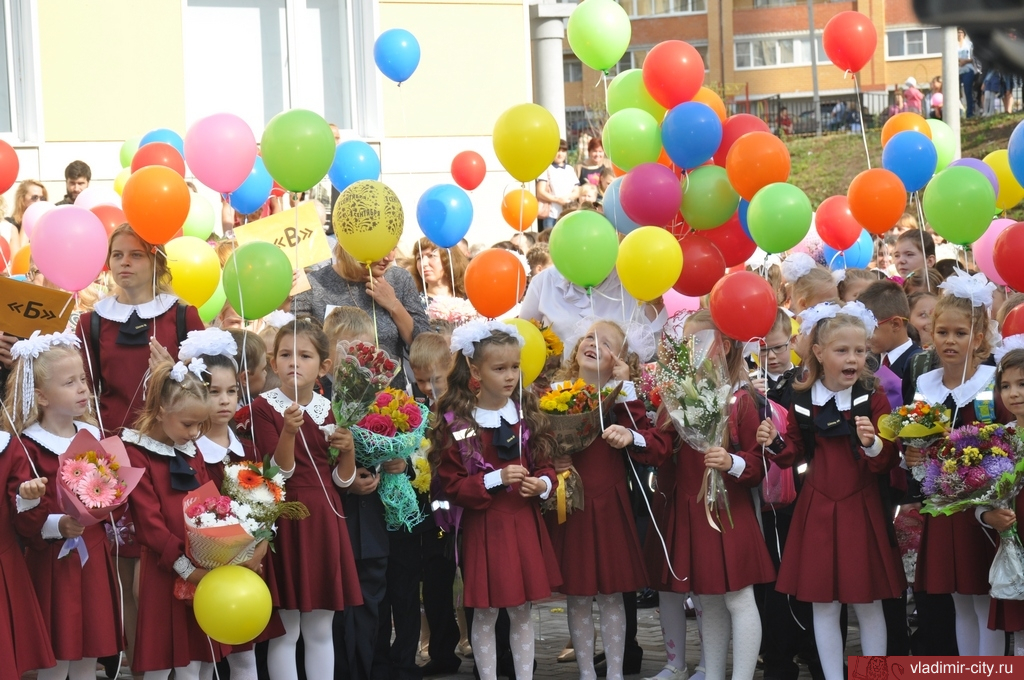 В школы Владимира 1 сентября пойдут более 4500 первоклассников