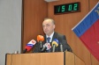 Андрей Шохин сверяет часы с депутатами Горсовета Андрей Шохин сверяет часы с депутатами Горсовета