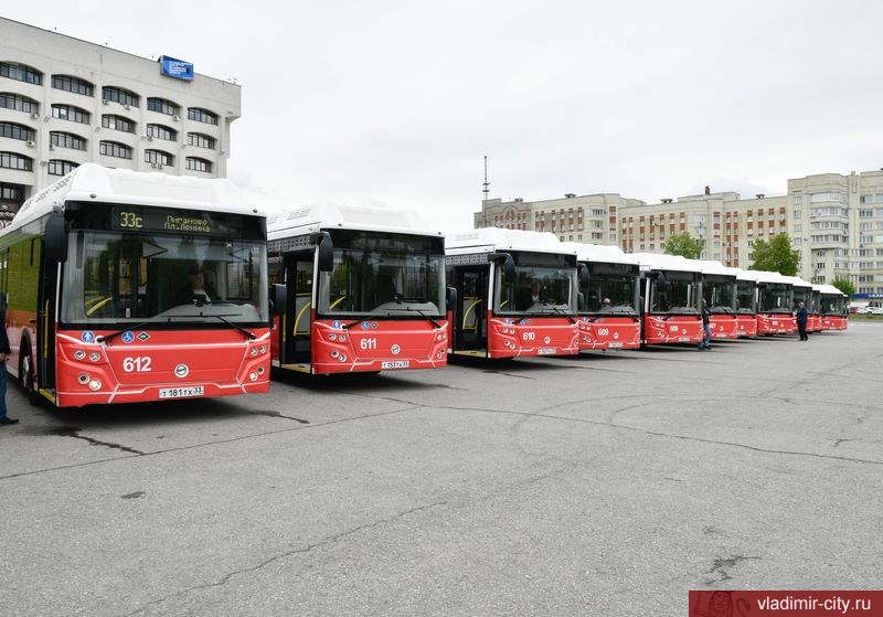 30 мая новые автобусы начнут обслуживать пассажиров Владимира