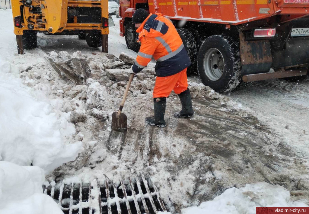 «Владимирводоканал» проводит сезонную ревизию ливневой канализации