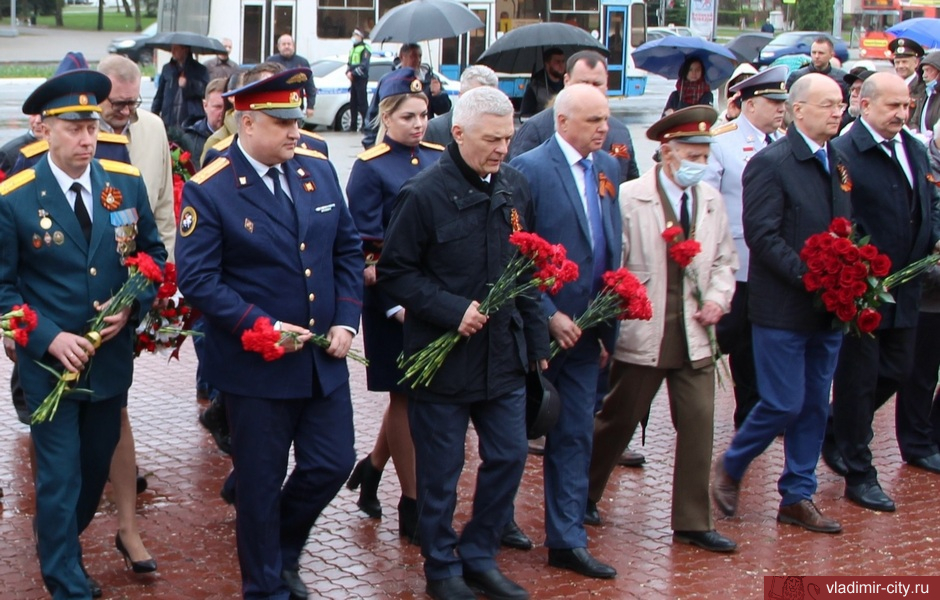 Во Владимире состоялась памятная церемония в честь Дня Победы