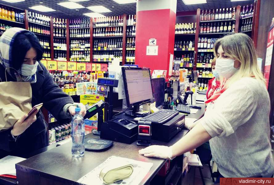 В магазинах Владимира продолжают проверять соблюдение «антиковидных» ограничений