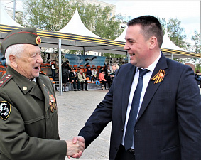 Дмитрий Наумов выразил благодарность организаторам и участникам празднования Дня Победы во Владимире 